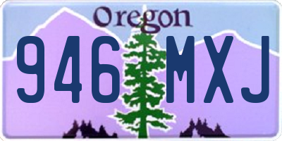 OR license plate 946MXJ