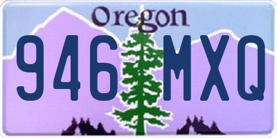 OR license plate 946MXQ