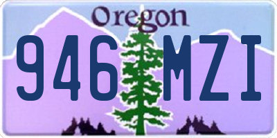 OR license plate 946MZI