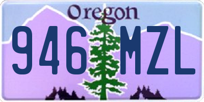 OR license plate 946MZL