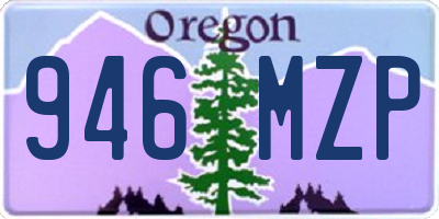 OR license plate 946MZP
