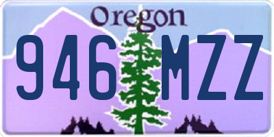 OR license plate 946MZZ