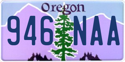 OR license plate 946NAA