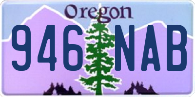 OR license plate 946NAB