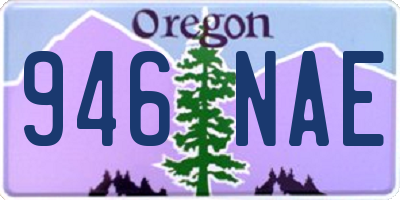 OR license plate 946NAE