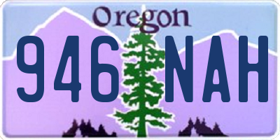 OR license plate 946NAH