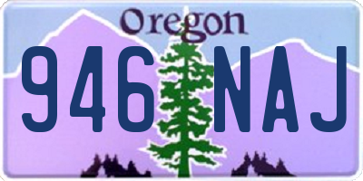 OR license plate 946NAJ