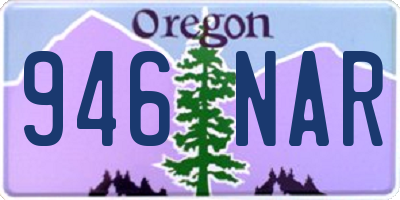 OR license plate 946NAR