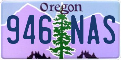 OR license plate 946NAS