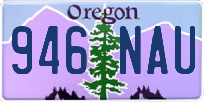 OR license plate 946NAU