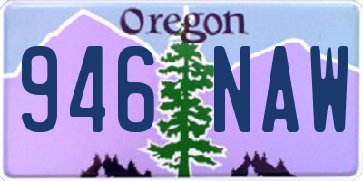 OR license plate 946NAW