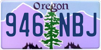 OR license plate 946NBJ