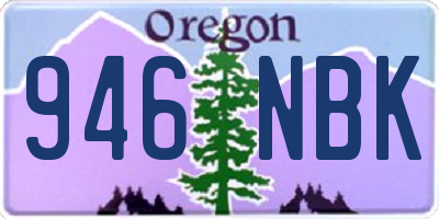 OR license plate 946NBK
