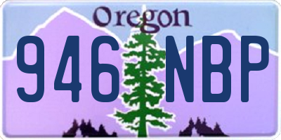 OR license plate 946NBP