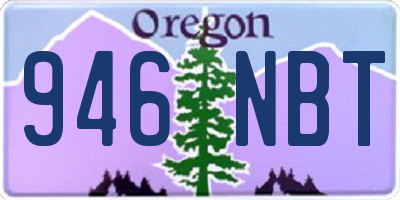 OR license plate 946NBT