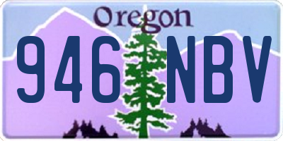 OR license plate 946NBV
