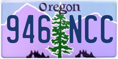 OR license plate 946NCC