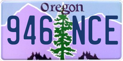 OR license plate 946NCE