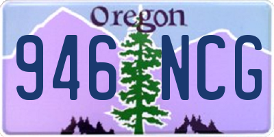 OR license plate 946NCG