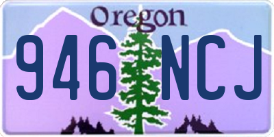 OR license plate 946NCJ