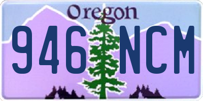 OR license plate 946NCM
