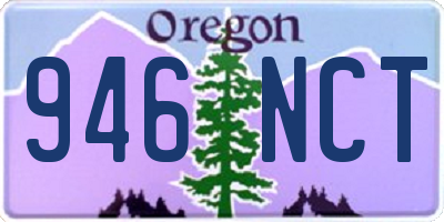 OR license plate 946NCT