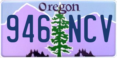 OR license plate 946NCV