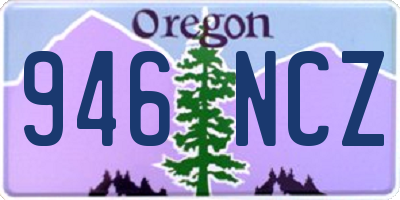 OR license plate 946NCZ