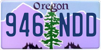OR license plate 946NDD