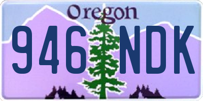 OR license plate 946NDK