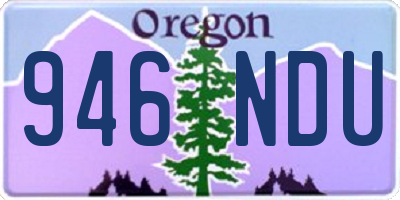 OR license plate 946NDU