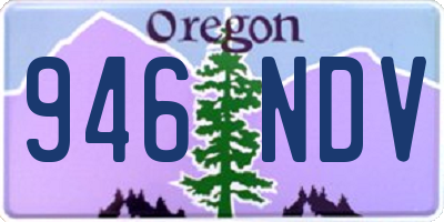 OR license plate 946NDV
