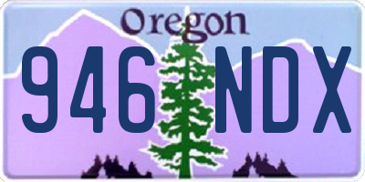OR license plate 946NDX