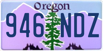 OR license plate 946NDZ