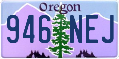 OR license plate 946NEJ
