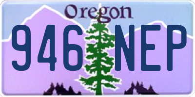 OR license plate 946NEP