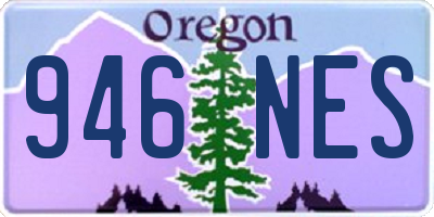 OR license plate 946NES