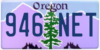 OR license plate 946NET
