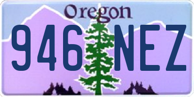 OR license plate 946NEZ
