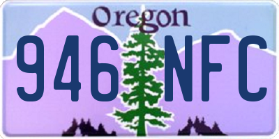 OR license plate 946NFC