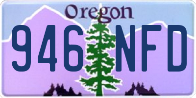 OR license plate 946NFD