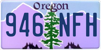 OR license plate 946NFH