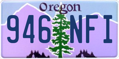OR license plate 946NFI