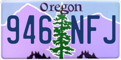 OR license plate 946NFJ