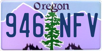 OR license plate 946NFV