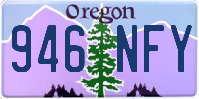 OR license plate 946NFY
