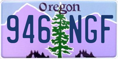 OR license plate 946NGF