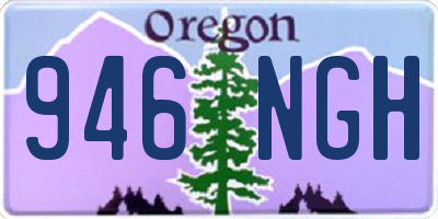 OR license plate 946NGH