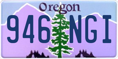 OR license plate 946NGI