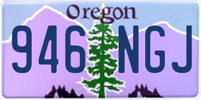 OR license plate 946NGJ